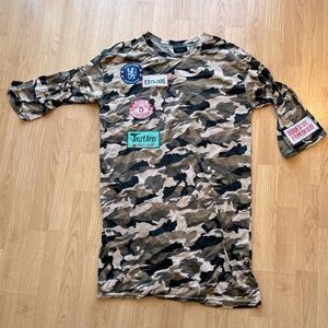 KKUU-TIST SHOP Long Camouflage Tee